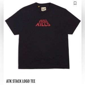 Gallery Dept. ATK Stack Graphic Logo Short Sleeve T-Shirt Black & Red Men’s XL